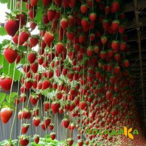 Клубника ампельная Анастасия купить по цене от 370р. в интернет-магазине «Посадика» с доставкой почтой в в Ангарске и по всей России – [изображение №1].